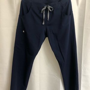 Kade Cargo Scrub Pants - Size L, Navy